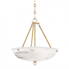 Hudson Valley MDS811-AGB - 3 LIGHT PENDANT