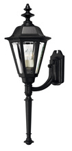 Hinkley 1440BK - Large Wall Mount Lantern with Tail