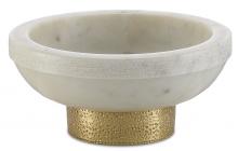 Currey 1200-0169 - Valor Small White Bowl