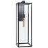 Glass outdoor sconce