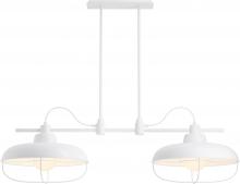  23661-CH02-WHL - MODERN FARM 2 LIGHT LINEAR CHANDELIER XL