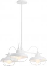  23662-CH03-WHL - MODERN FARM 3 LIGHT CHANDELIER