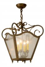  129203 - 16" Square Terena 4 Light Pendant