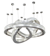  222595 - 90" Wide Beckam 3 Ring Chandelier