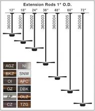  360005OZ - Fan Down Rod 60 Inch