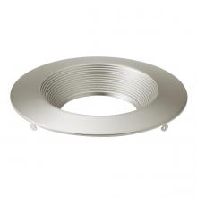  DLTRC06RNI - Direct-to-Ceiling Recessed Decorative Trim 6 inch Round Brushed Nickel