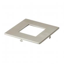  DLTSL04SNI - Direct-to-Ceiling Slim Decorative Trim 4 inch Square Brushed Nickel