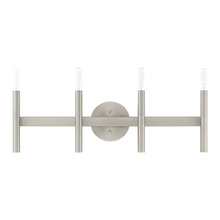  10344-91 - 4 Lt Brushed Nickel ADA Bath Vanity