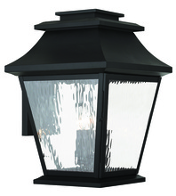  20240-04 - 4 Light Black Outdoor Wall Lantern