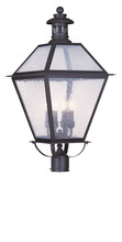  2054-07 - 4 Light Bronze Outdoor Post Lantern