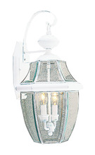  2251-03 - 2 Light White Outdoor Wall Lantern