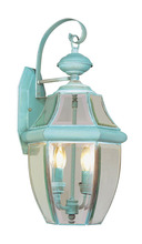  2251-06 - 2 Light Verdigris Outdoor Wall Lantern