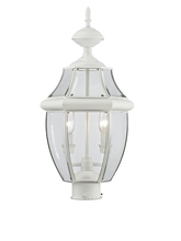  2254-03 - 2 Light White Outdoor Post Lantern