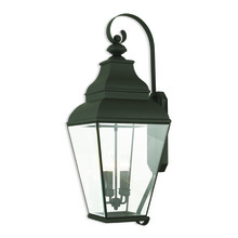  2596-04 - 4 Light Black Outdoor Wall Lantern