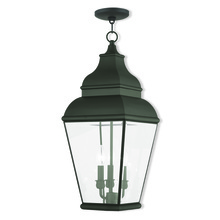  2597-04 - 3 Light Black Outdoor Chain Lantern