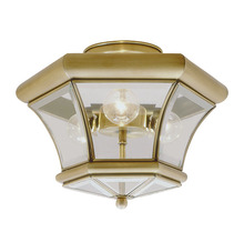  4083-01 - 3 Light Antique Brass Ceiling Mount