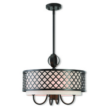  41115-92 - 5 Lt EBZ Pendant Chandelier