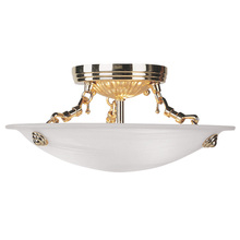  4272-02 - 3 Light Polished Brass Ceiling Mount