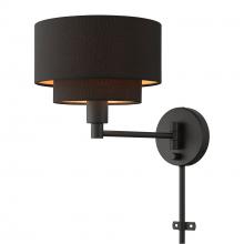  45080-04 - 1 Light Black Swing Arm Wall Lamp