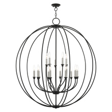  46690-04 - 15 Lt Black Chandelier