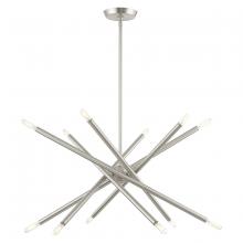  46776-91 - 12 Lt Brushed Nickel Chandelier