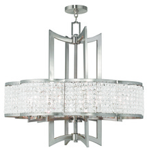  50578-91 - 8 Light Brushed Nickel Chandelier