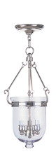  5063-35 - 3 Light Polished Nickel Chain Lantern
