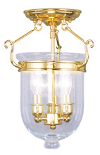  5081-02 - 3 Light Polished Brass Ceiling Mount