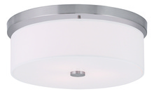  50864-91 - 3 Light Brushed Nickel Ceiling Mount