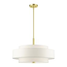  50875-12 - 5 Lt Satin Brass Chandelier