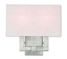  52132-91 - 2 Light Brushed Nickel Wall Sconce