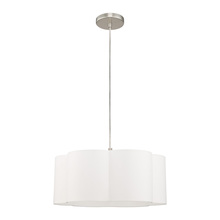  52155-91 - 1 Lt Brushed Nickel Pendant