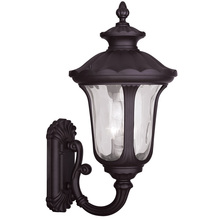  7856-07 - 3 Light Bronze Outdoor Wall Lantern