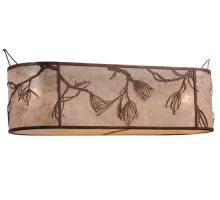  114147 - 44"L Whispering Pines Oblong Inverted Shade