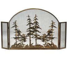  119082 - 50" Wide X 30" High Tall Pines Arched Fireplace Screen