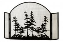  147758 - 50" Wide X 34" High Tall Pines Arched Fireplace Screen