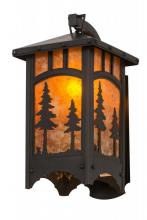  162571 - 8"W Tall Pines Curved Arm Hanging Wall Sconce