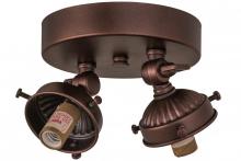  162993 - 5"W Mahogany Bronze 2 LT Flushmount Hardware