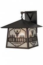  167626 - 16"W Personalized Old Forge Fitness Hanging Wall Sconce