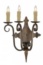  180032 - 15.5" Wide Angelique 3 Light Wall Sconce