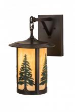  186808 - 10" Wide Fulton Tall Pines Hanging Wall Sconce