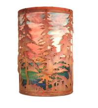  19735 - 12" Wide Tall Pines Wall Sconce