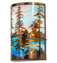  250945 - 12" Wide Tall Pines Wall Sconce