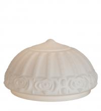  30524 - 14" Wide White Puffy Rose Shade