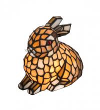  36734 - 7"H Tiffany Rabbit Honey Accent Lamp