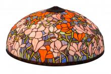 Meyda Blue 10349 - 22" Wide Tiffany Magnolia Shade