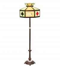 Meyda Blue 252397 - 63" High Poker Face Floor Lamp