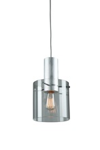  AC11520CL - Henley 1 Light Pendant (Brushed Aluminum & Clear Glass)