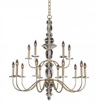  031252-041-FR001 - Bolivar (10+5) Light 2 Tier Chandelier