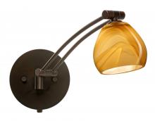  1WW-5605HN-BR - Besa Wall Tay Tay Bronze Honey 1x50W Halogen Gy6.35